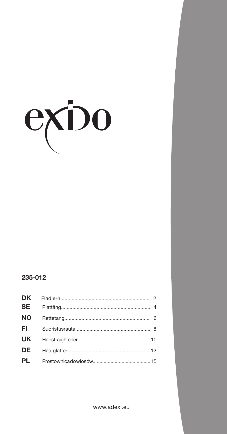 Melissa 235-012 User Manual | 18 pages