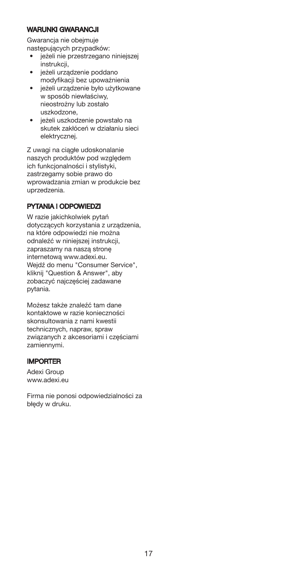 Melissa 235-012 User Manual | Page 17 / 18