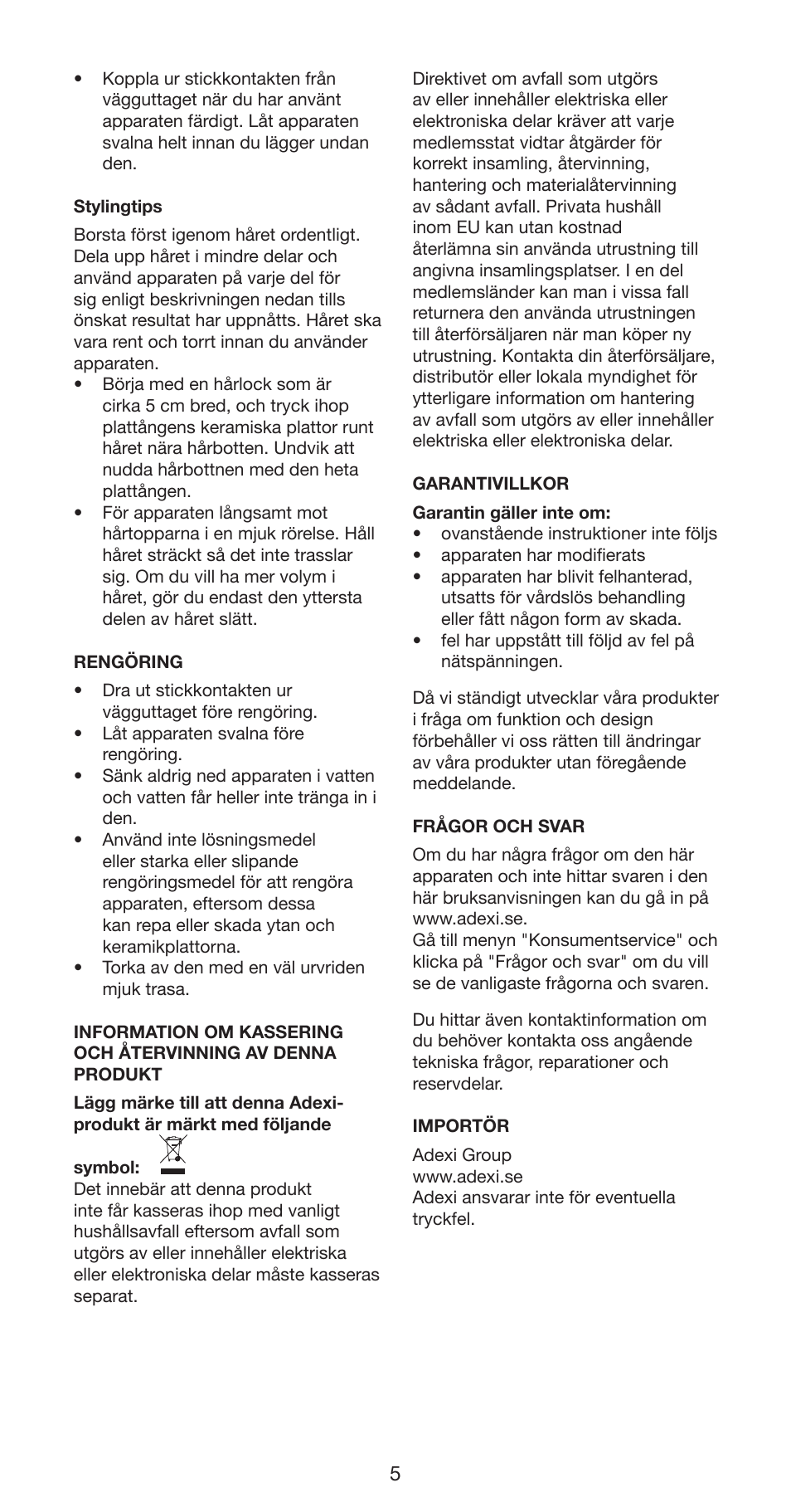 Melissa 235-012 User Manual | Page 5 / 18