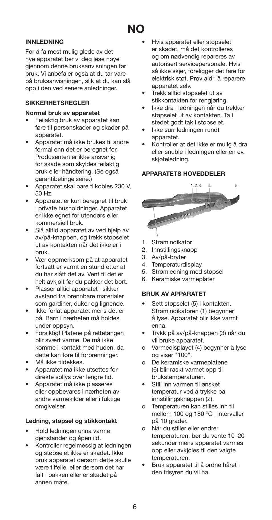 Melissa 235-012 User Manual | Page 6 / 18