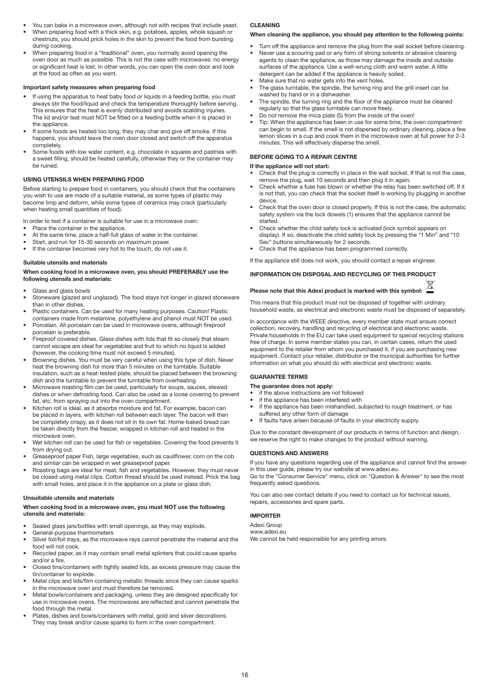 Melissa 253-021 User Manual | Page 16 / 25