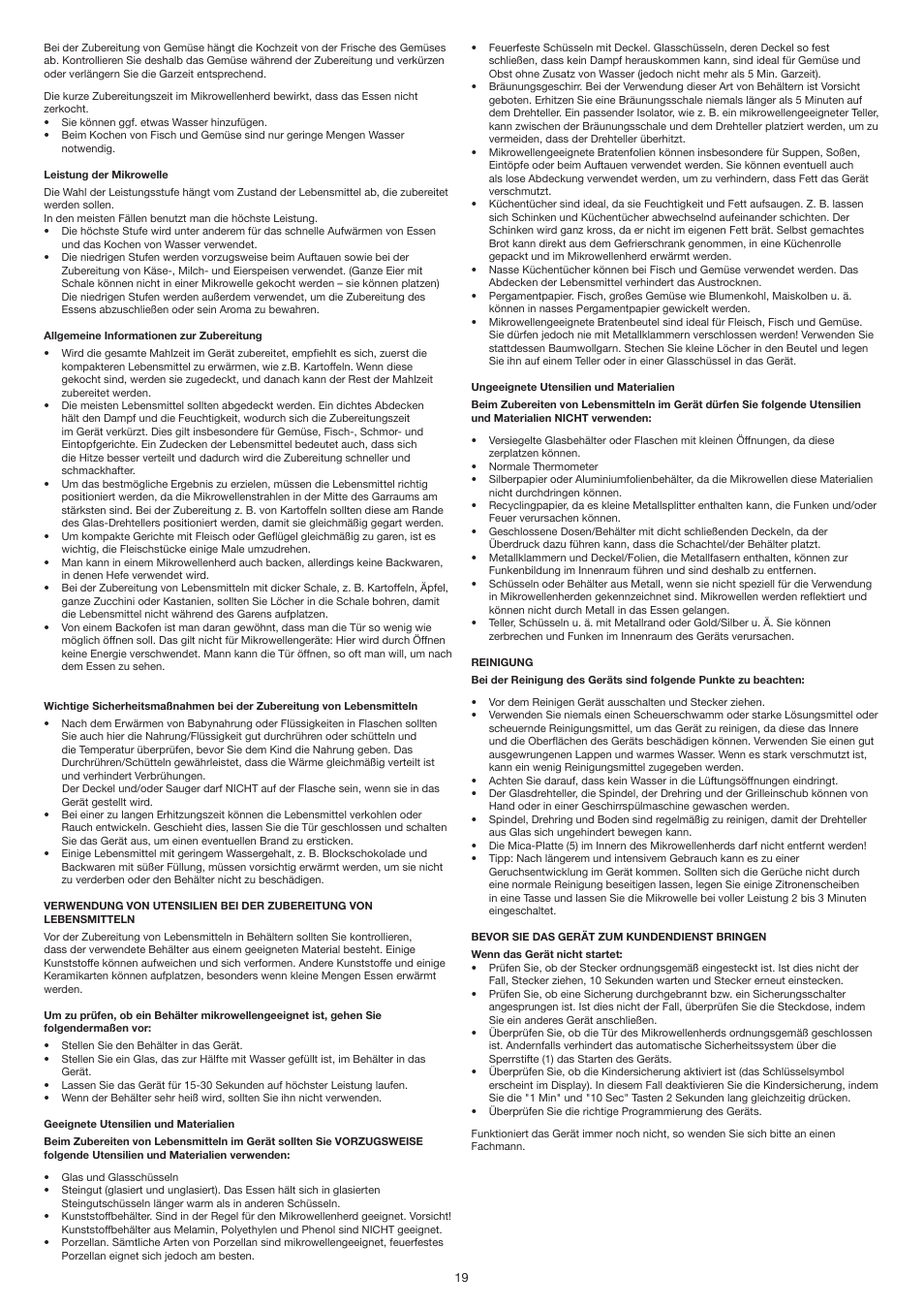 Melissa 253-021 User Manual | Page 19 / 25