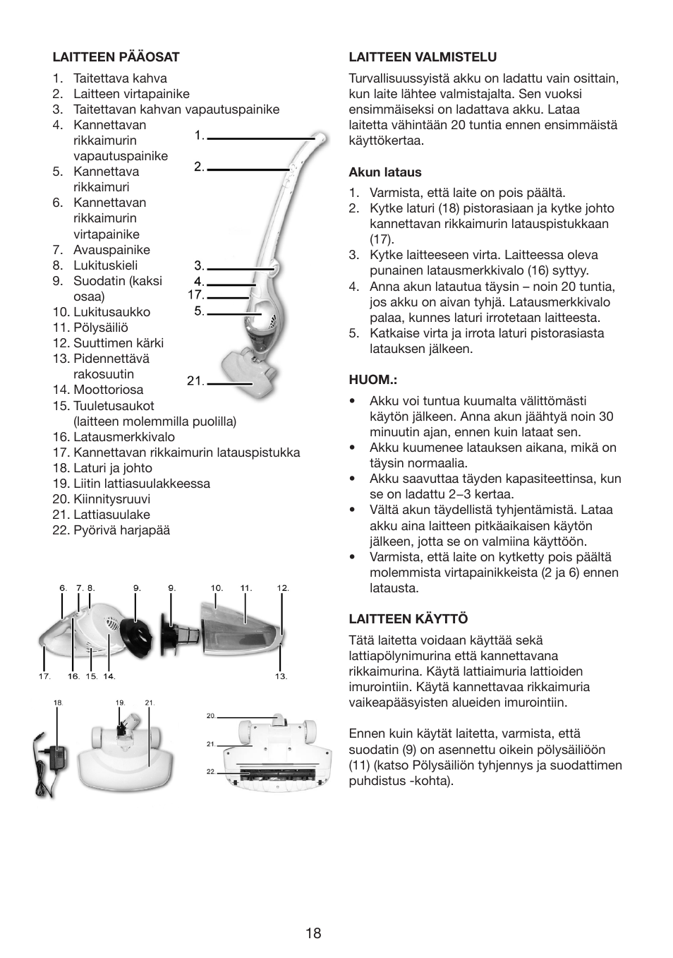 Melissa 640-132 User Manual | Page 18 / 37