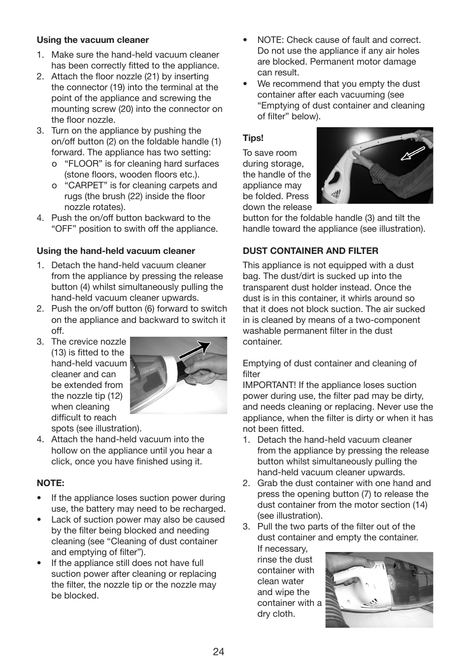 Melissa 640-132 User Manual | Page 24 / 37