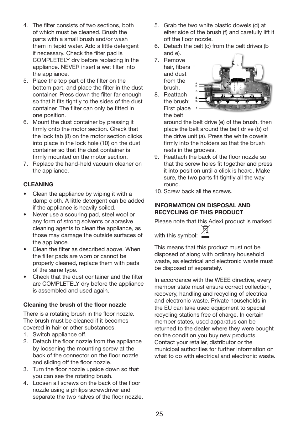 Melissa 640-132 User Manual | Page 25 / 37