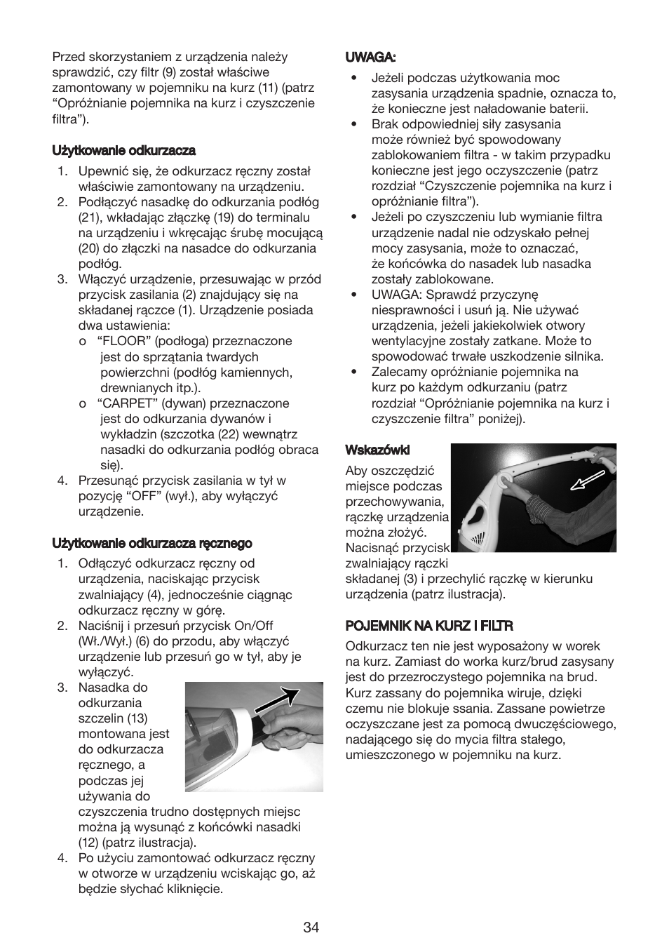 Melissa 640-132 User Manual | Page 34 / 37