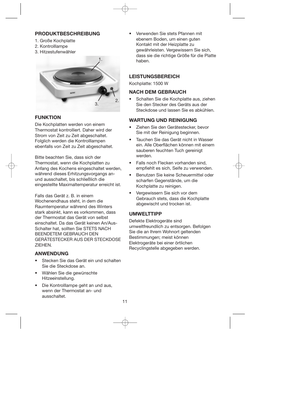 Melissa ide line 750-026 User Manual | Page 11 / 15