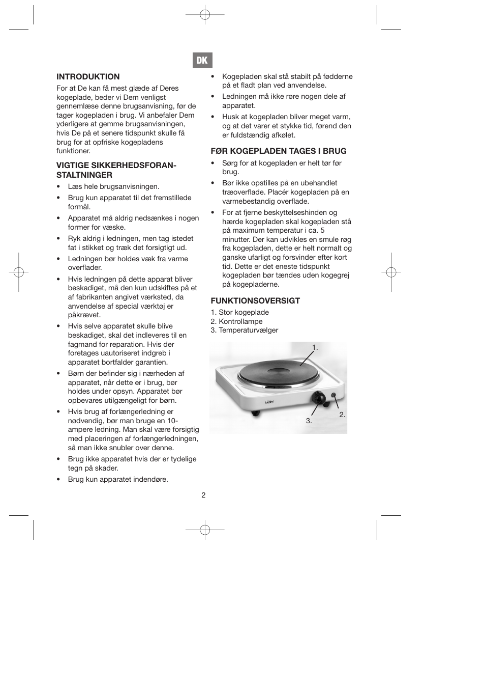 Melissa ide line 750-026 User Manual | Page 2 / 15