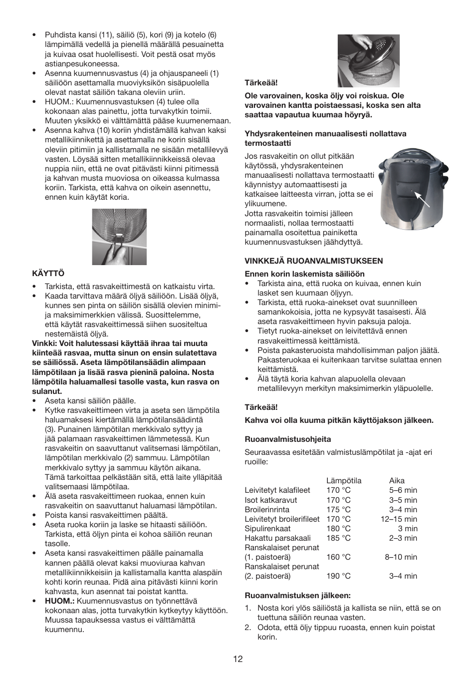 Melissa 643-198 User Manual | Page 12 / 28