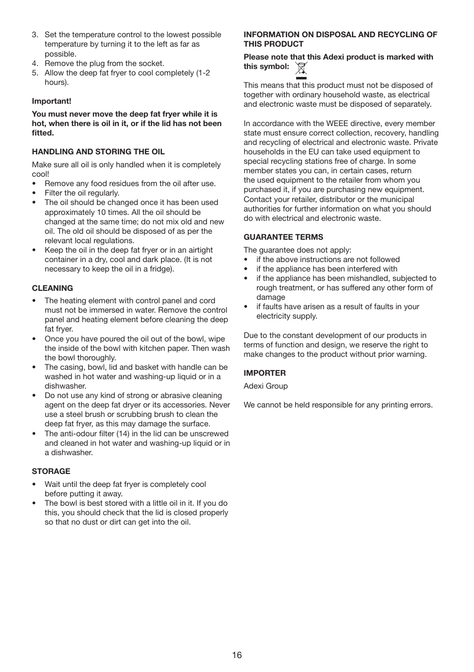 Melissa 643-198 User Manual | Page 16 / 28