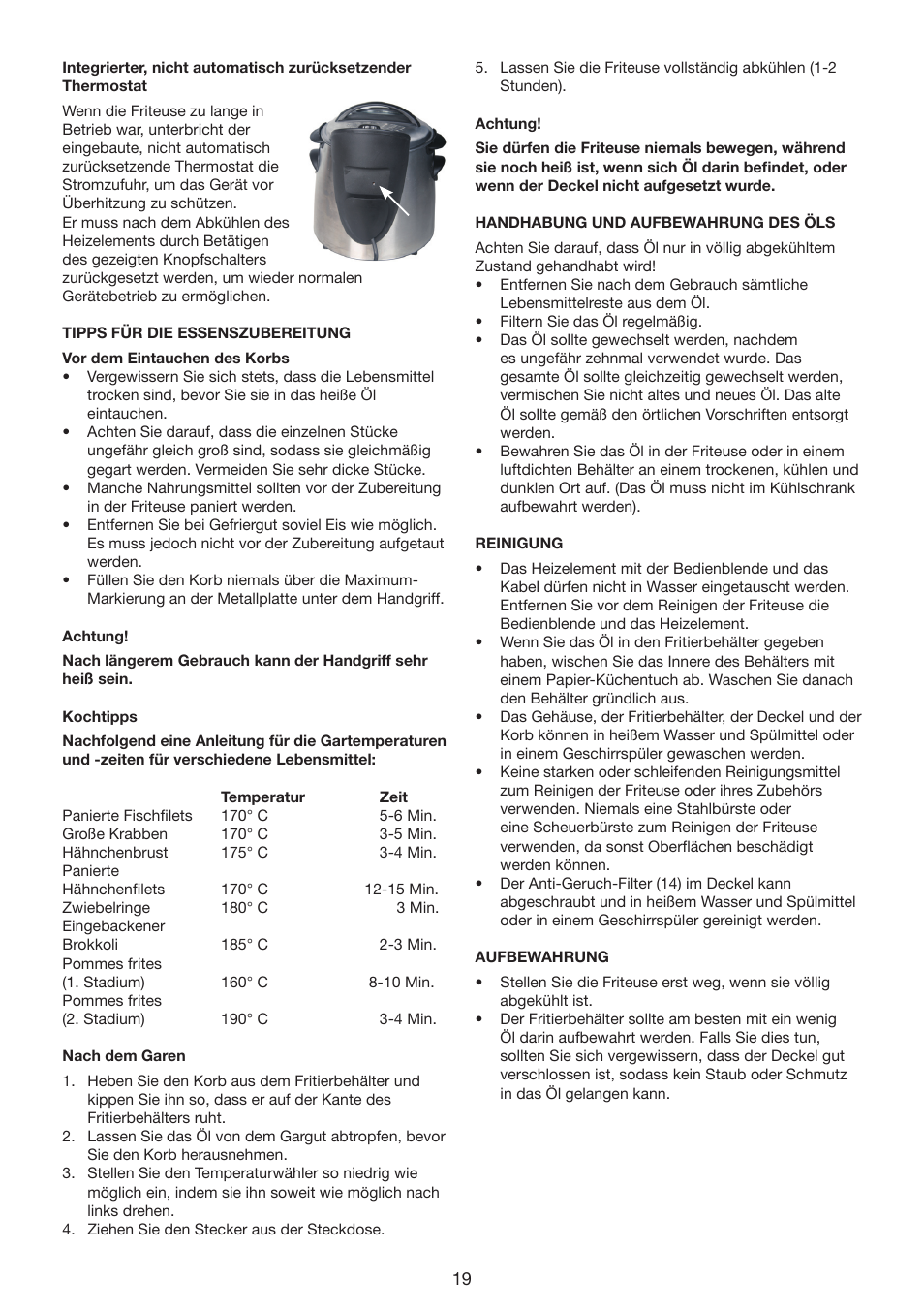 Melissa 643-198 User Manual | Page 19 / 28