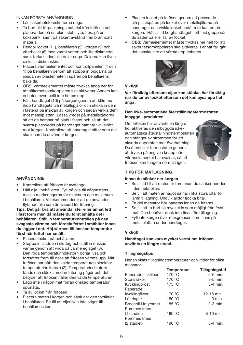 Melissa 643-198 User Manual | Page 6 / 28