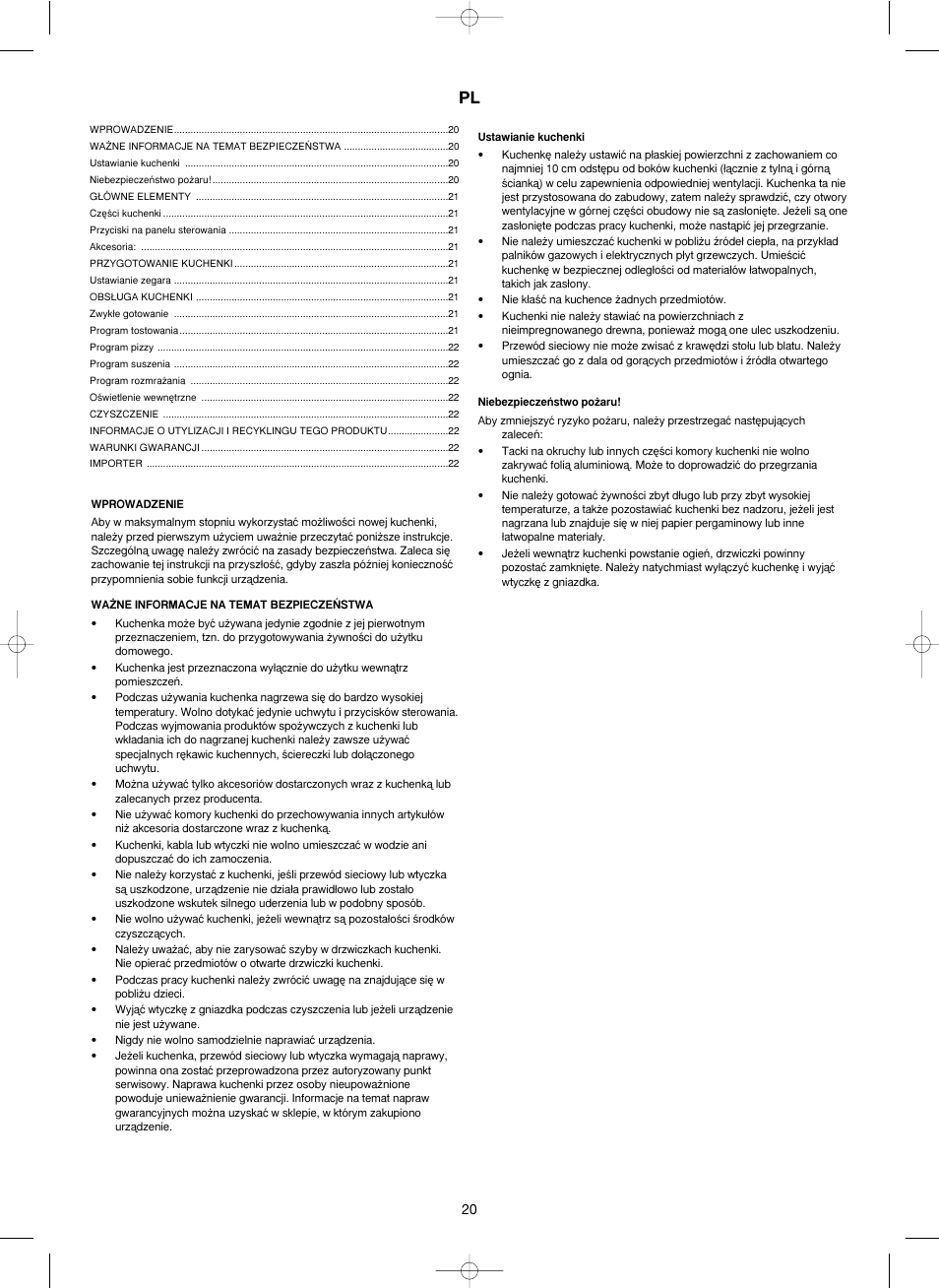 Melissa Digital Mini-Oven 251-005 User Manual | Page 20 / 25