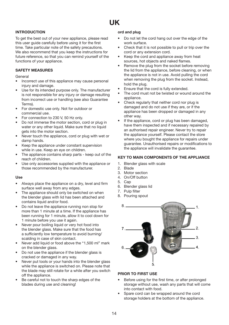 Melissa 246-035 User Manual | Page 14 / 23