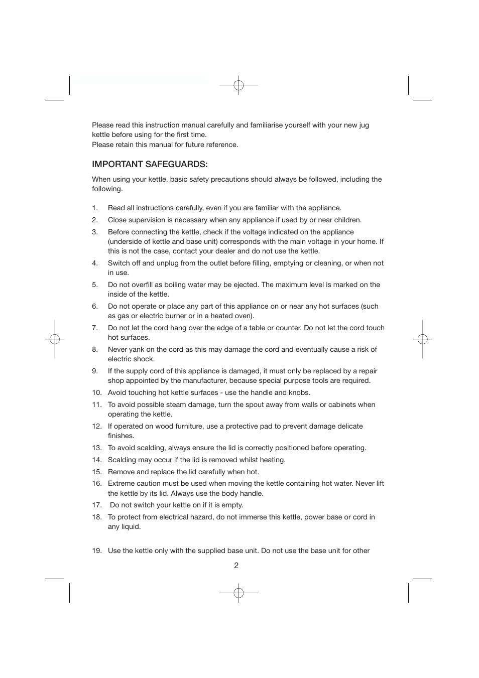 Melissa HW-302 User Manual | Page 2 / 6