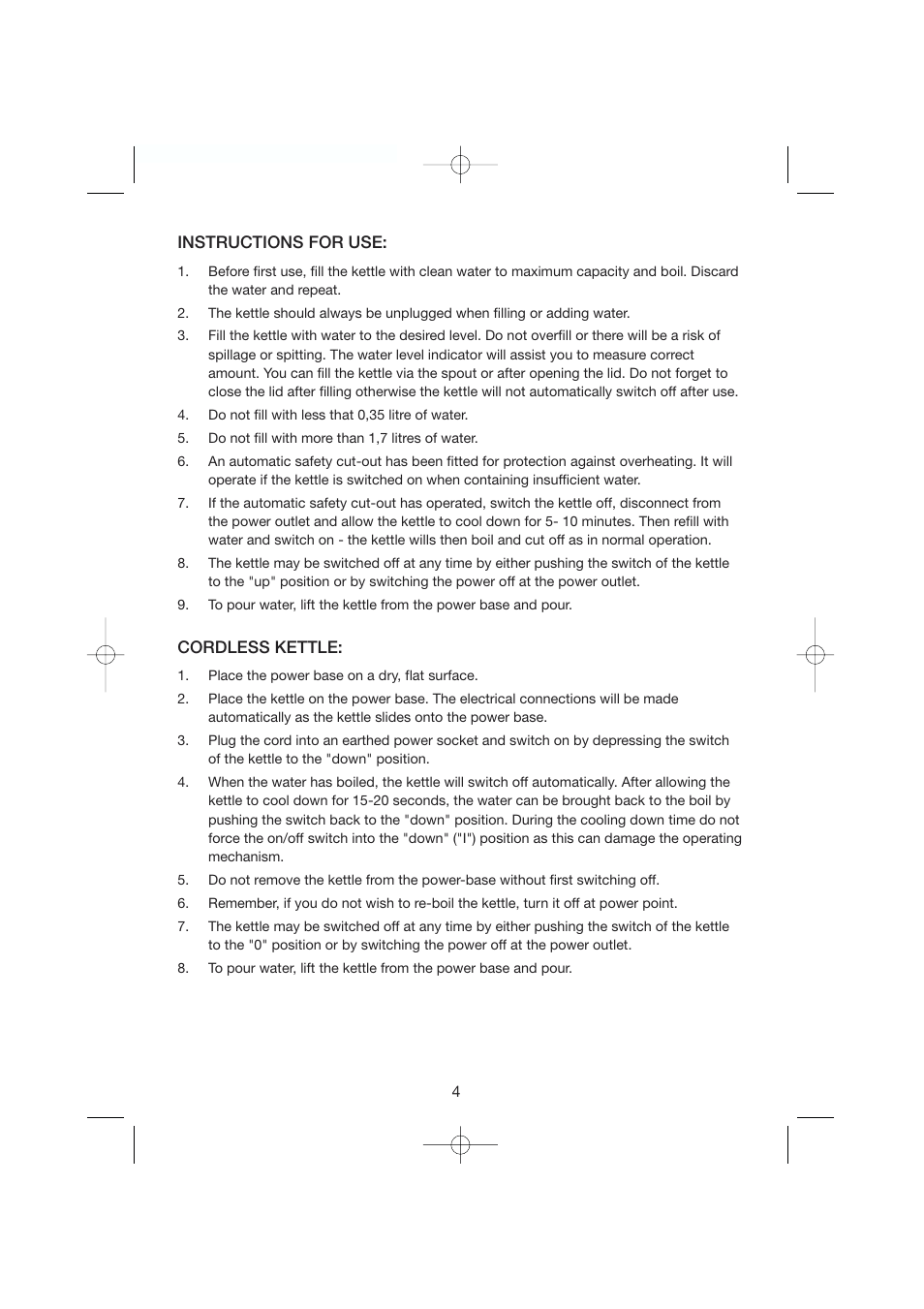 Melissa HW-302 User Manual | Page 4 / 6