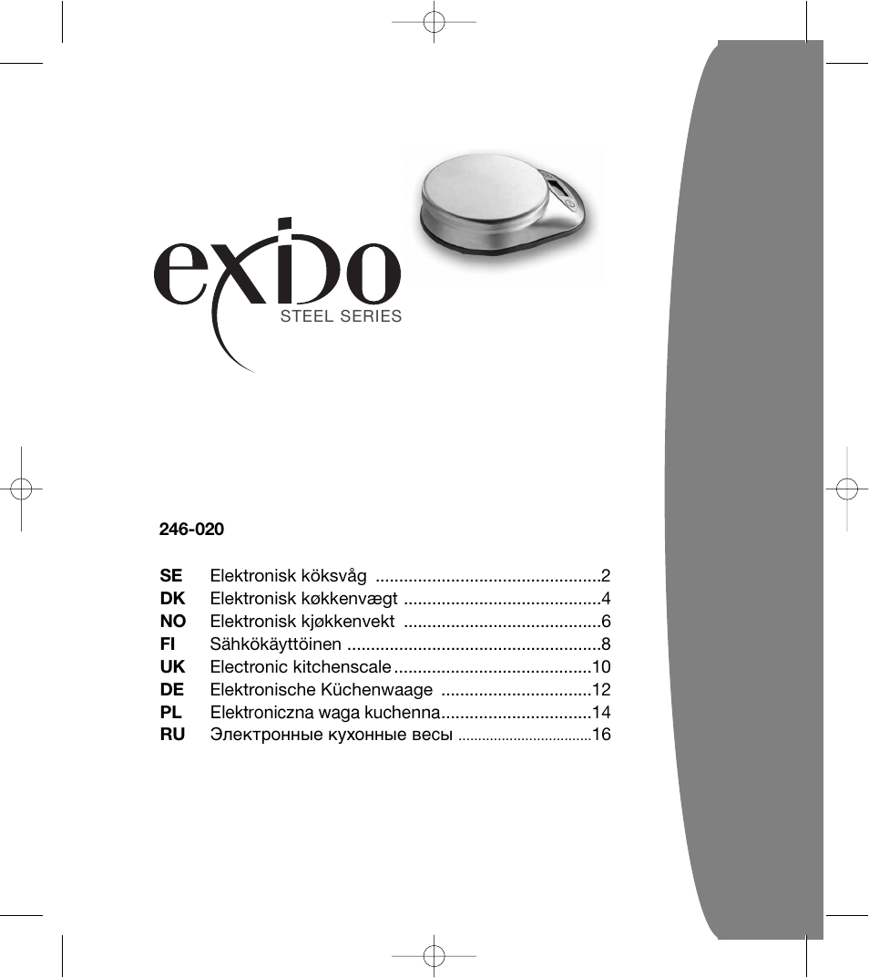 Melissa Steel Series 246-020 User Manual | 19 pages