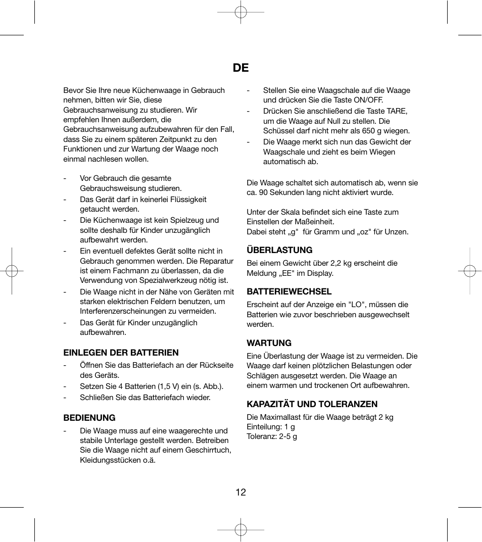 Melissa Steel Series 246-020 User Manual | Page 12 / 19