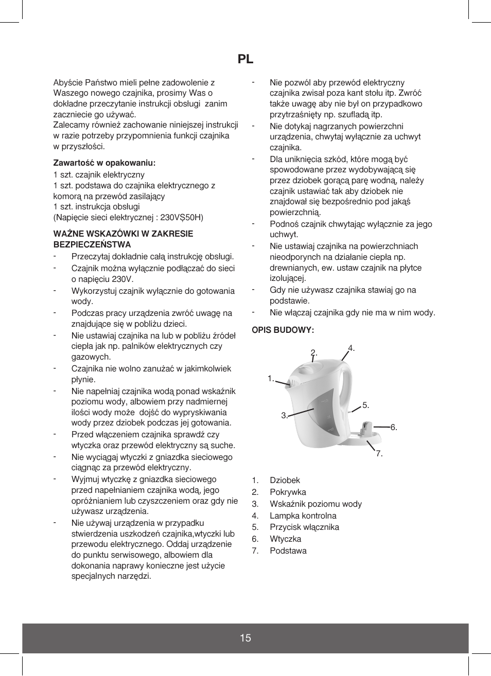 Melissa Hot Beverage Maker User Manual | Page 15 / 20