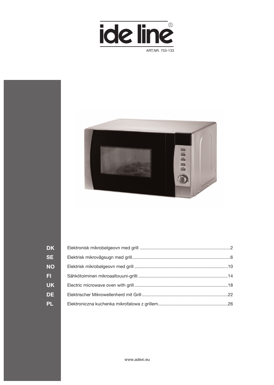 Melissa ide line 753-133 User Manual | 30 pages