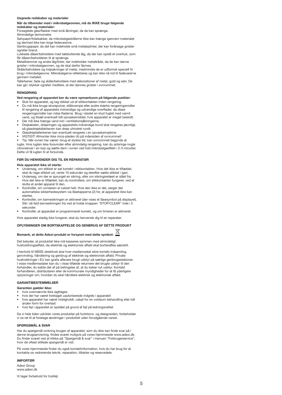 Melissa ide line 753-133 User Manual | Page 5 / 30