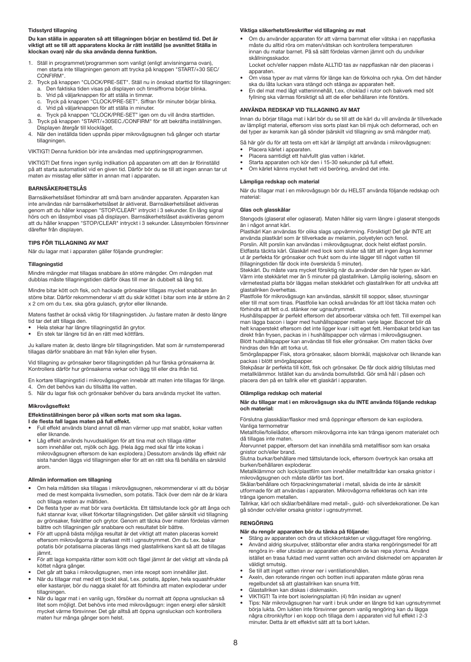 Melissa ide line 753-133 User Manual | Page 8 / 30