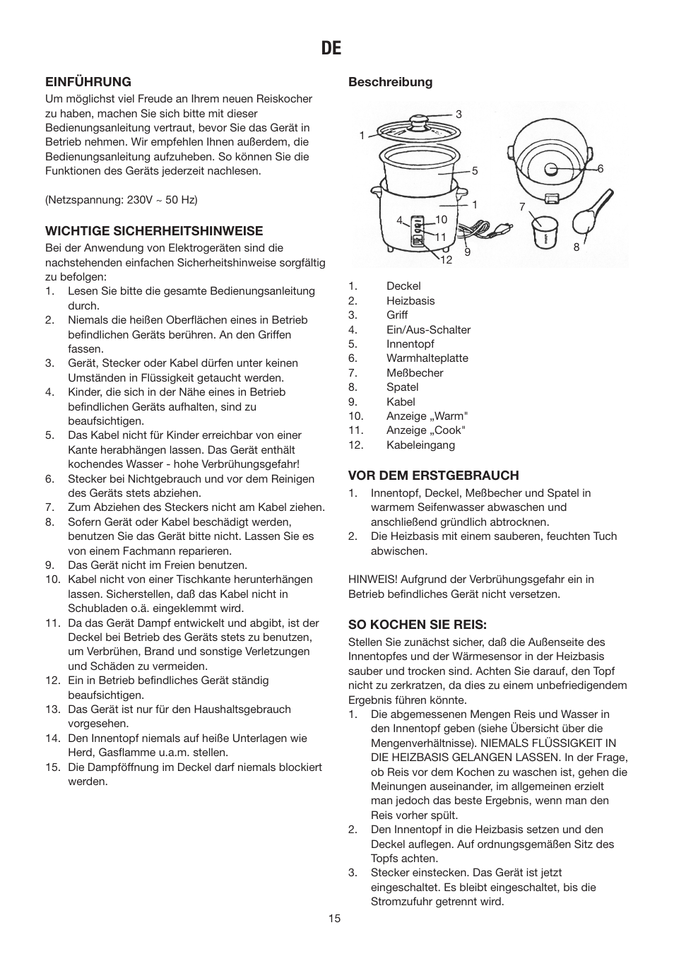 Melissa N/A User Manual | Page 15 / 16
