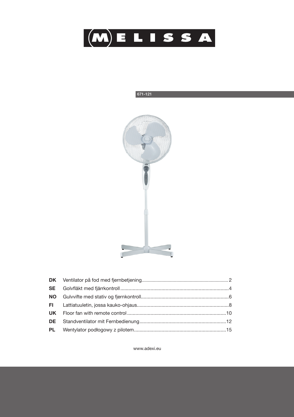 Melissa 671-121 User Manual | 17 pages