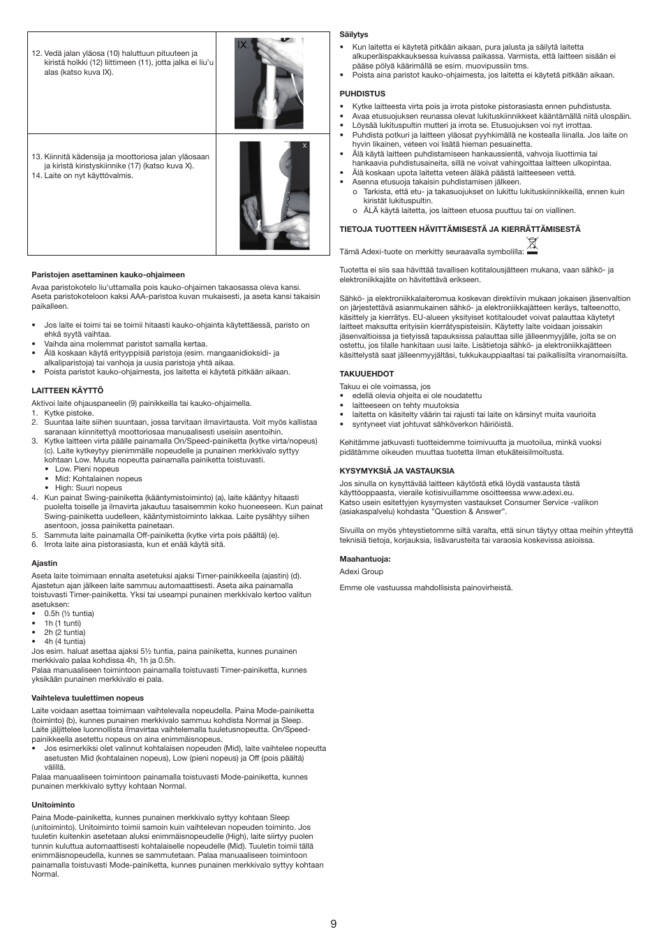 Melissa 671-121 User Manual | Page 9 / 17