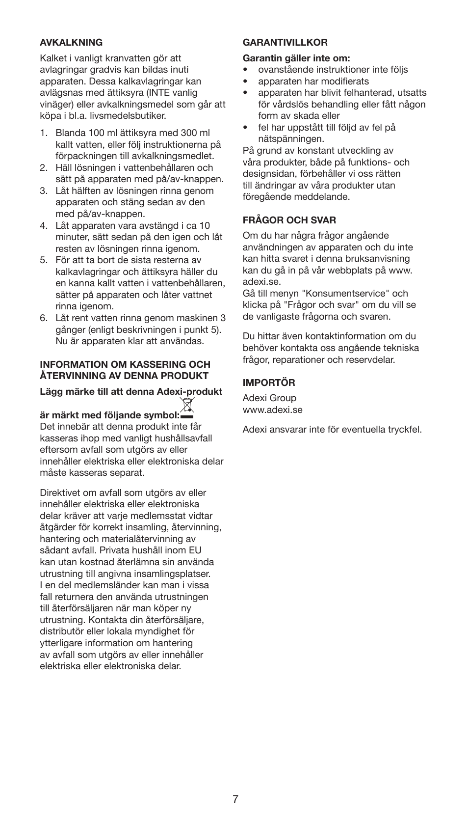 Melissa ide line 745-192 User Manual | Page 7 / 24