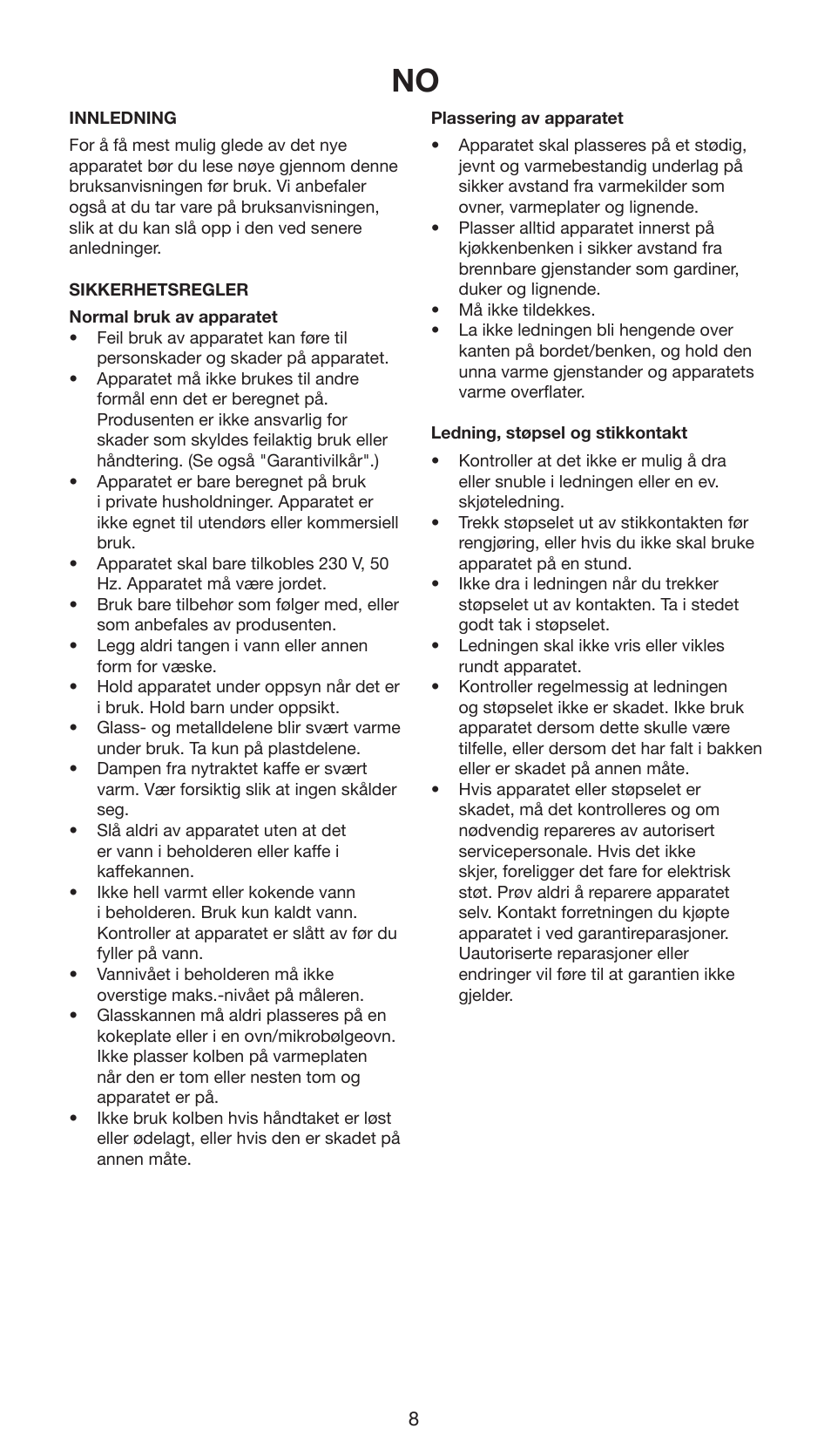 Melissa ide line 745-192 User Manual | Page 8 / 24