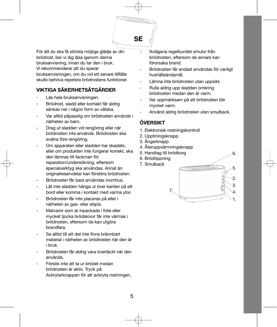 Melissa 243-020 & 021 User Manual | Page 5 / 26