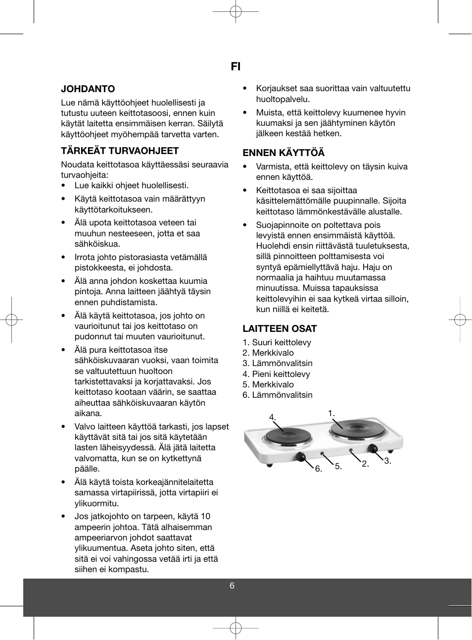 Melissa 650-004 User Manual | Page 6 / 20