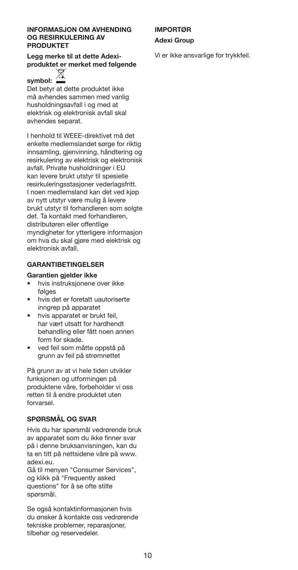 Melissa Hot Air Curler 235-010 User Manual | Page 10 / 24