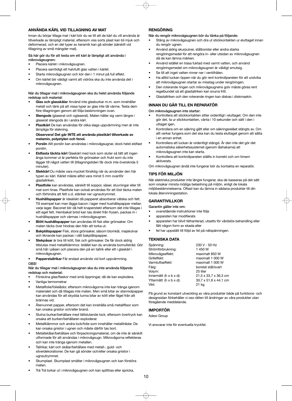 Melissa Steel Series 253-003 User Manual | Page 10 / 38