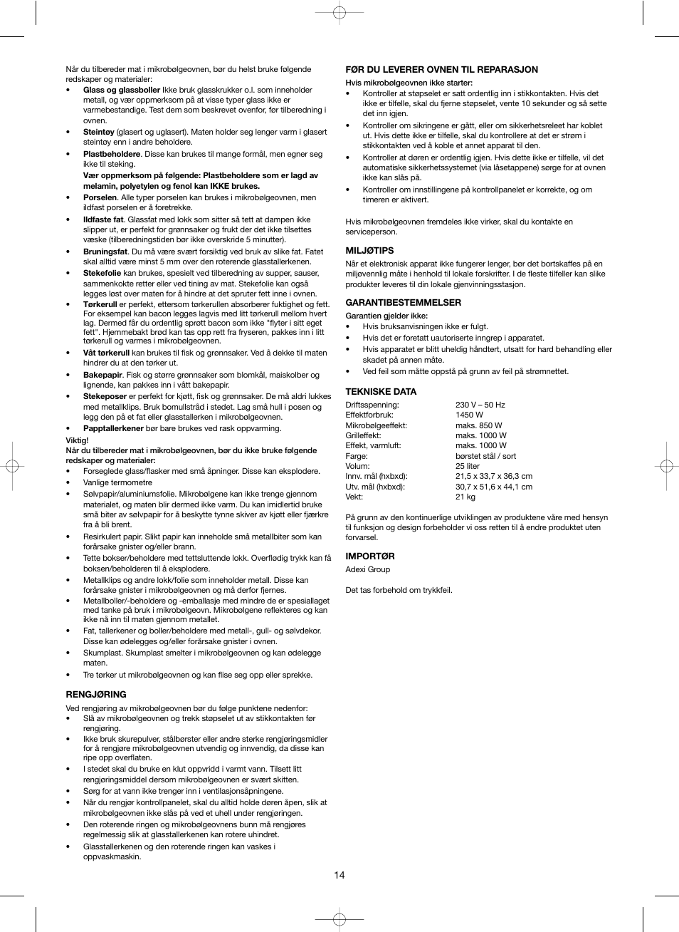 Melissa Steel Series 253-003 User Manual | Page 14 / 38