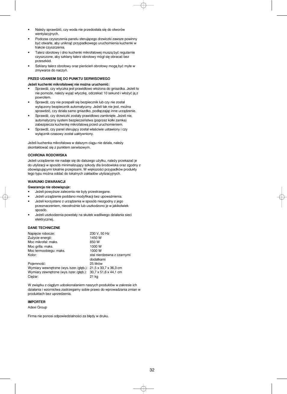 Melissa Steel Series 253-003 User Manual | Page 32 / 38