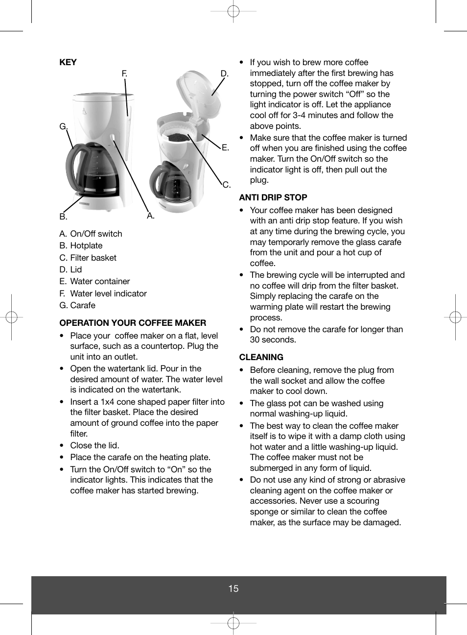 Melissa 645-077 User Manual | Page 15 / 26