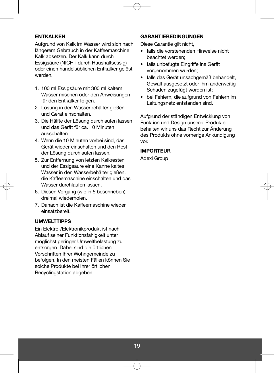 Melissa 645-077 User Manual | Page 19 / 26