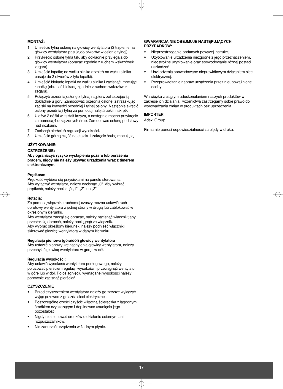 Melissa 671-107 User Manual | Page 17 / 20