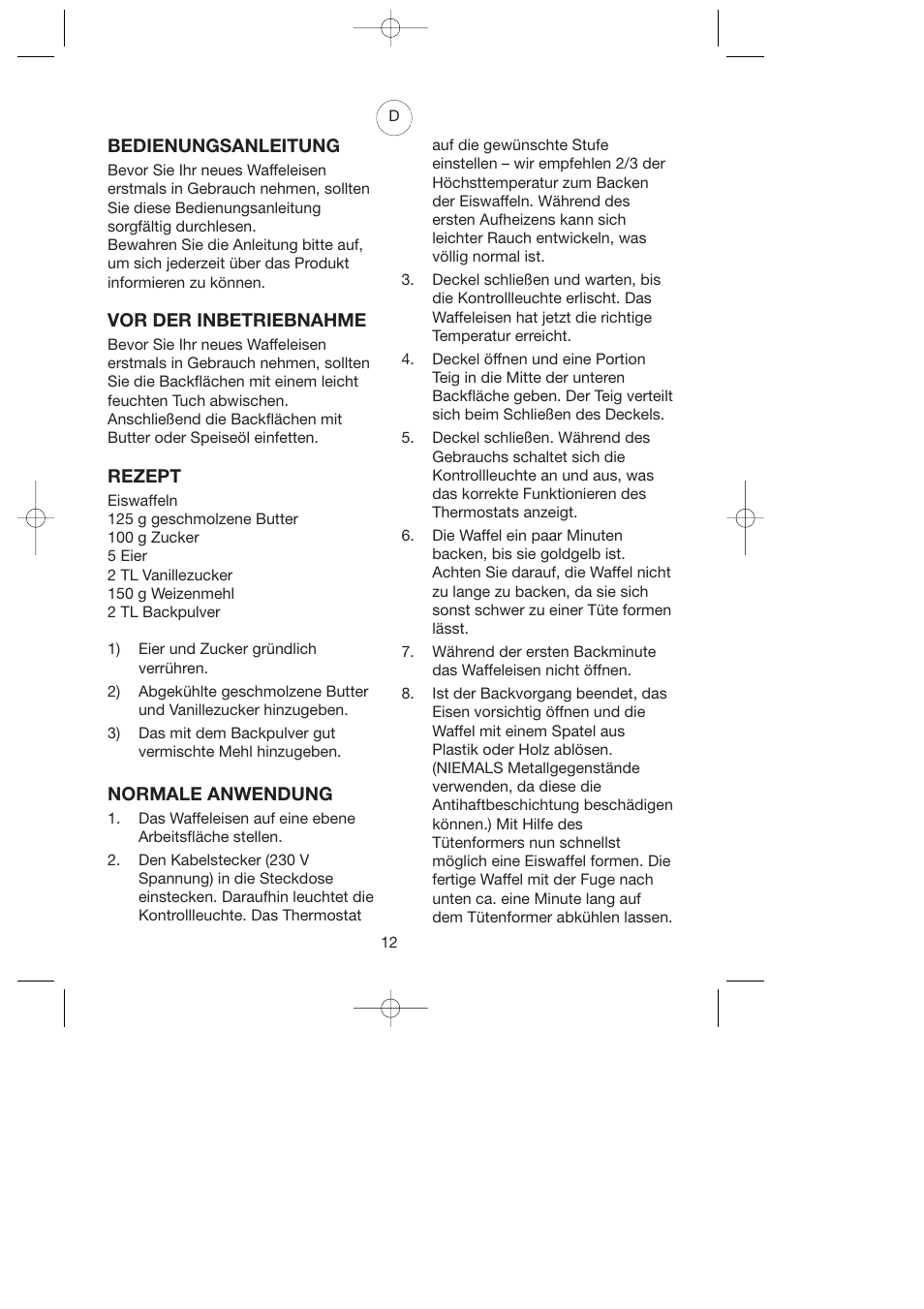 Melissa ide line 743-139 User Manual | Page 12 / 17