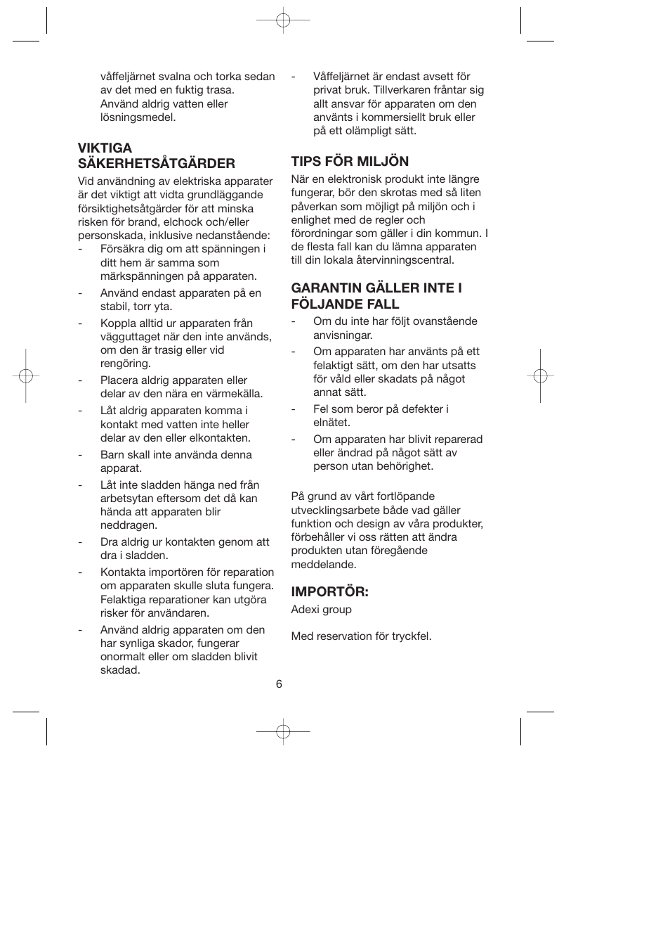 Melissa ide line 743-139 User Manual | Page 6 / 17