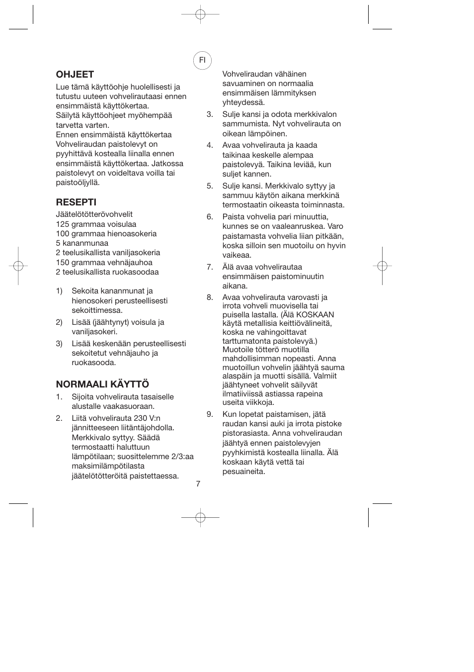Melissa ide line 743-139 User Manual | Page 7 / 17