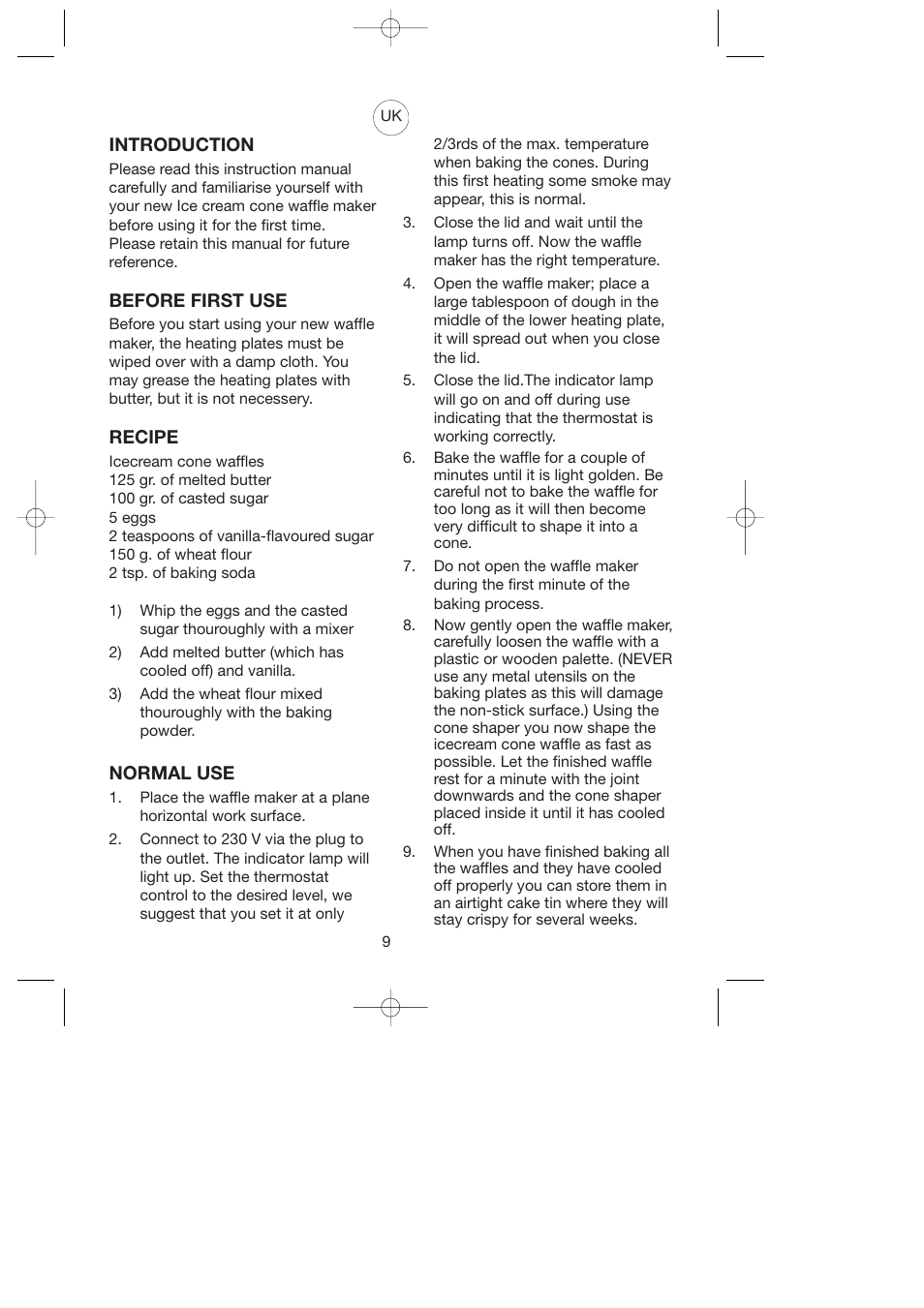 Melissa ide line 743-139 User Manual | Page 9 / 17
