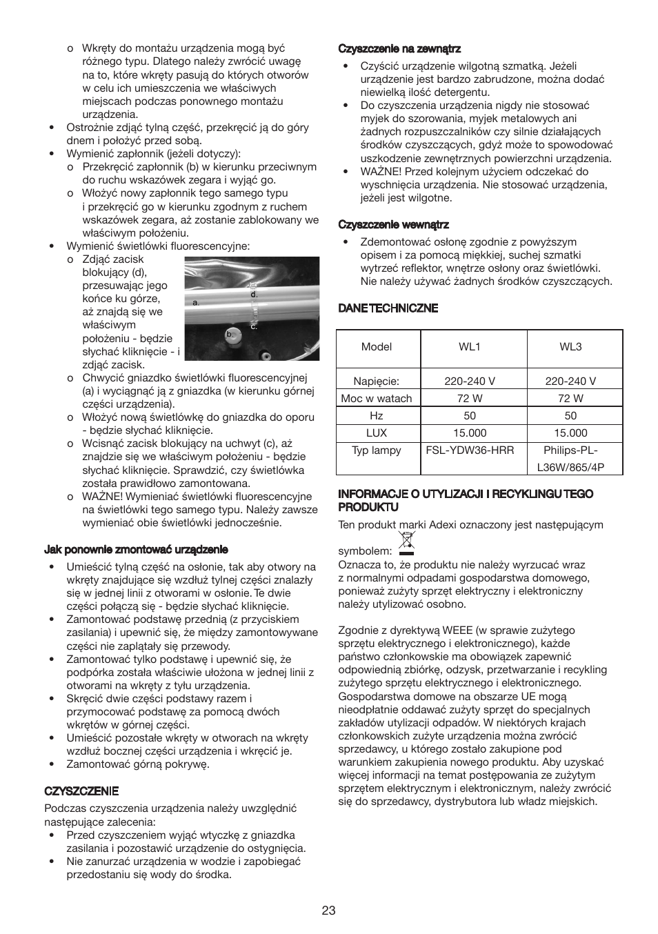 Melissa 637-005 User Manual | Page 23 / 25