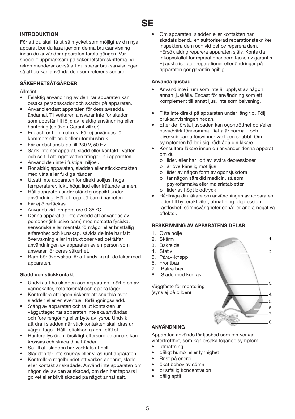 Melissa 637-005 User Manual | Page 5 / 25