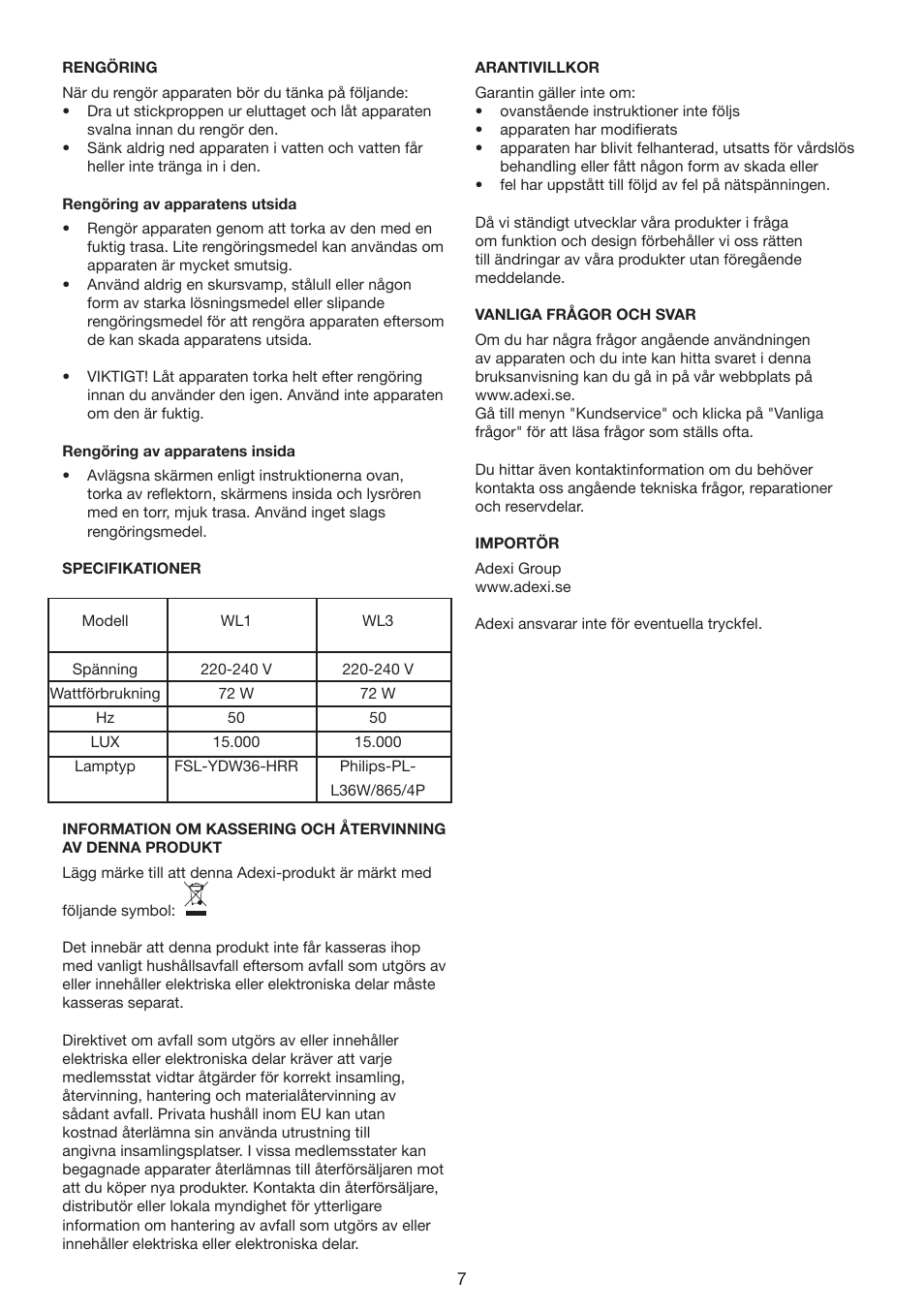 Melissa 637-005 User Manual | Page 7 / 25