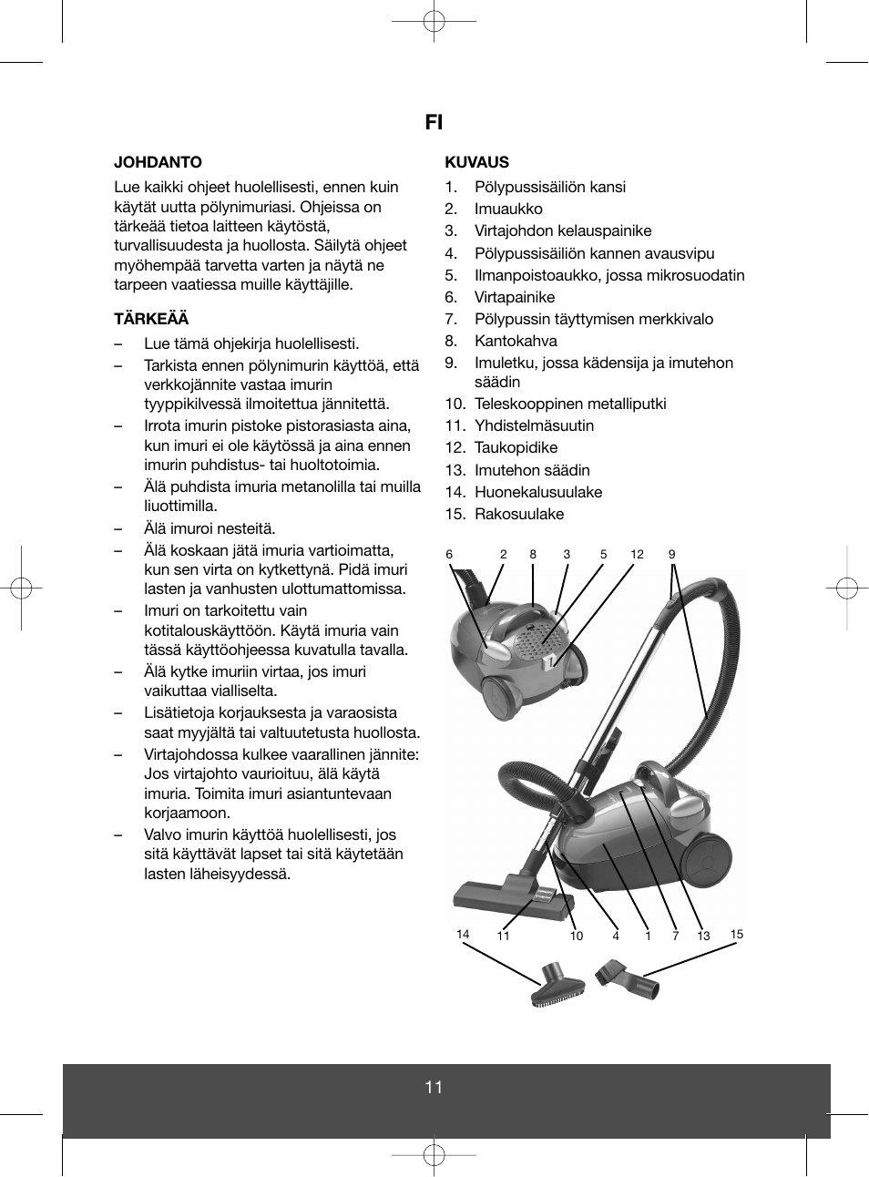 Melissa 640-063 User Manual | Page 11 / 30