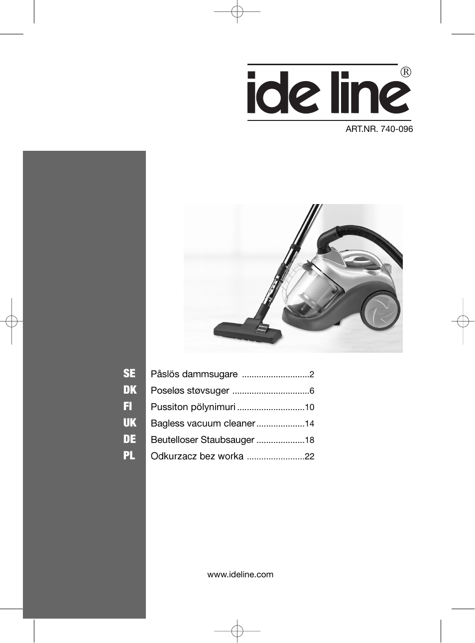 Melissa ide line 740-096 User Manual | 25 pages