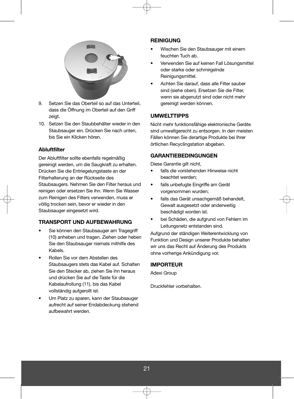 Melissa ide line 740-096 User Manual | Page 21 / 25